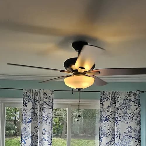 ceiling fan replacement or installation sm