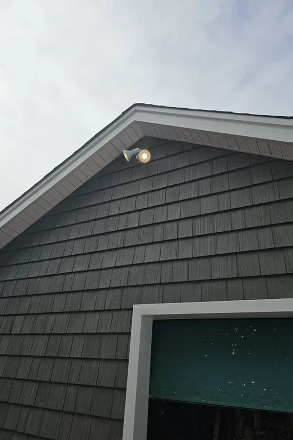 exterior motion light replacement or installation