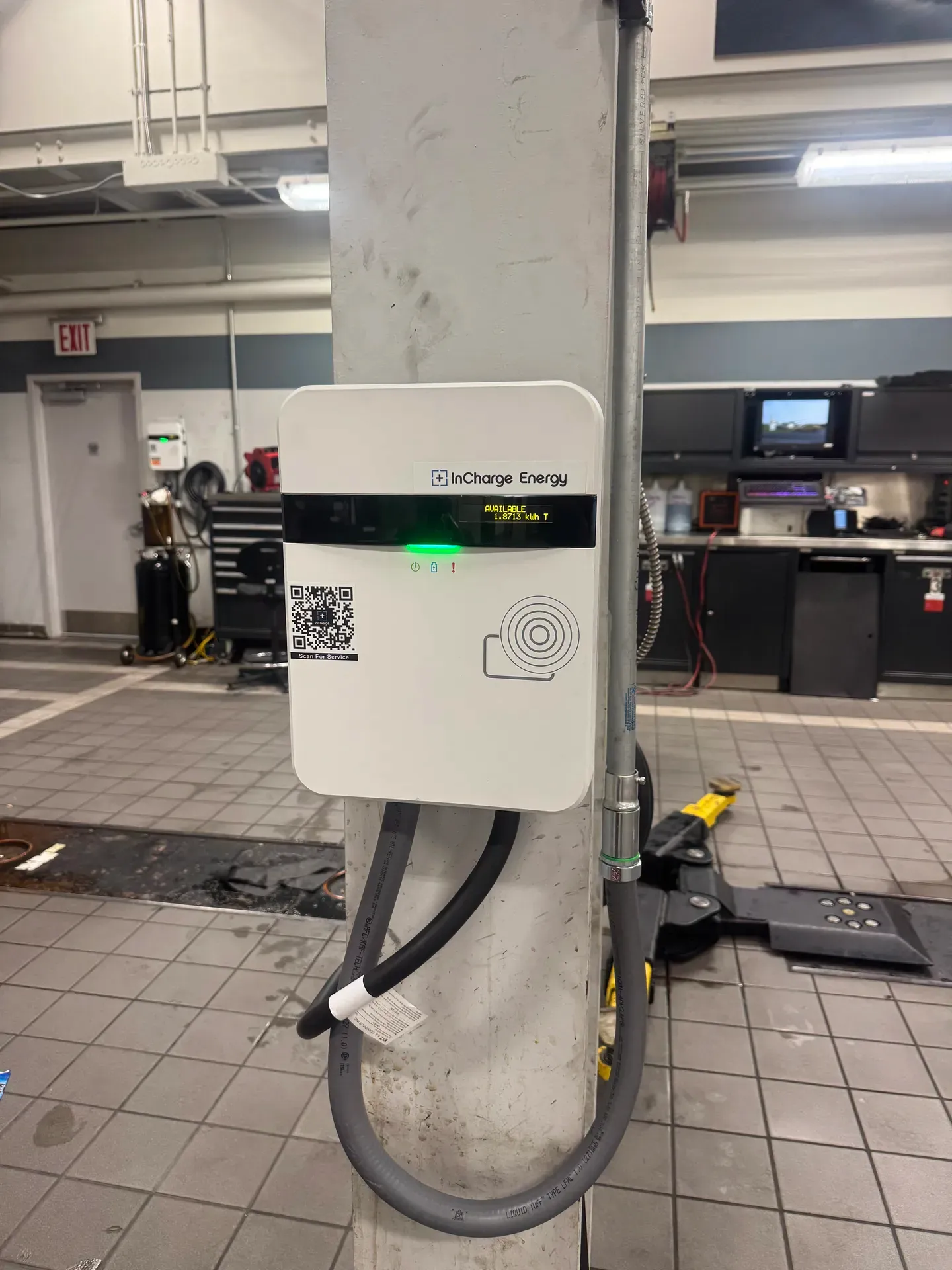 Commercial Level 2 EV charging station install