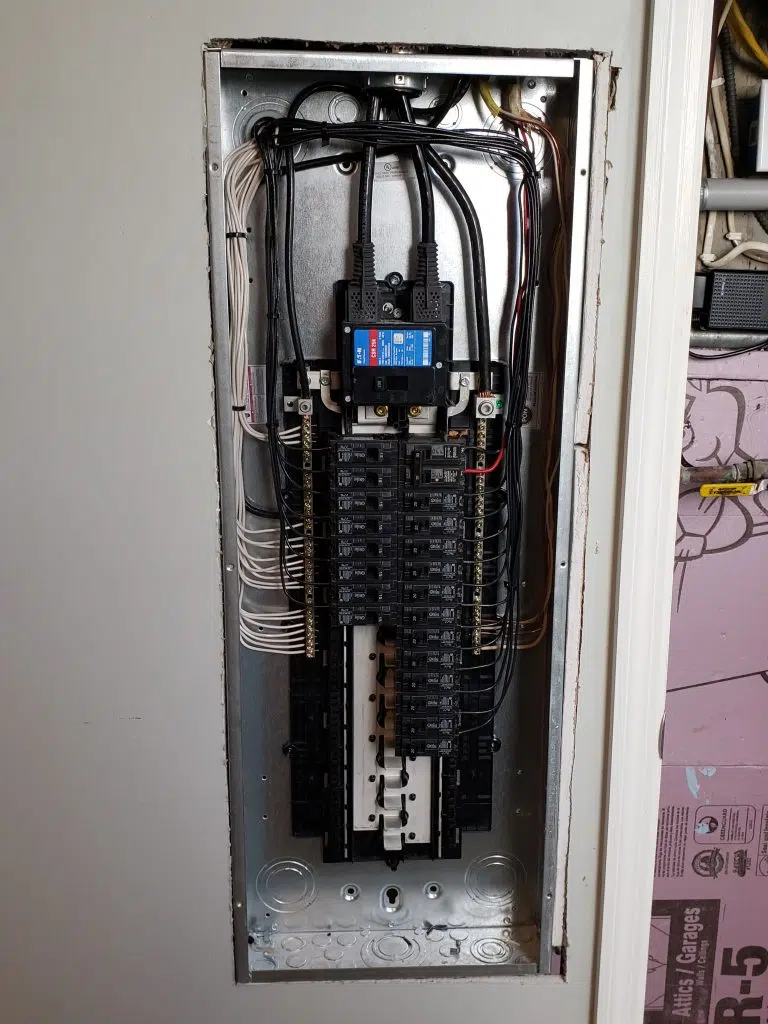 New home electrical panel